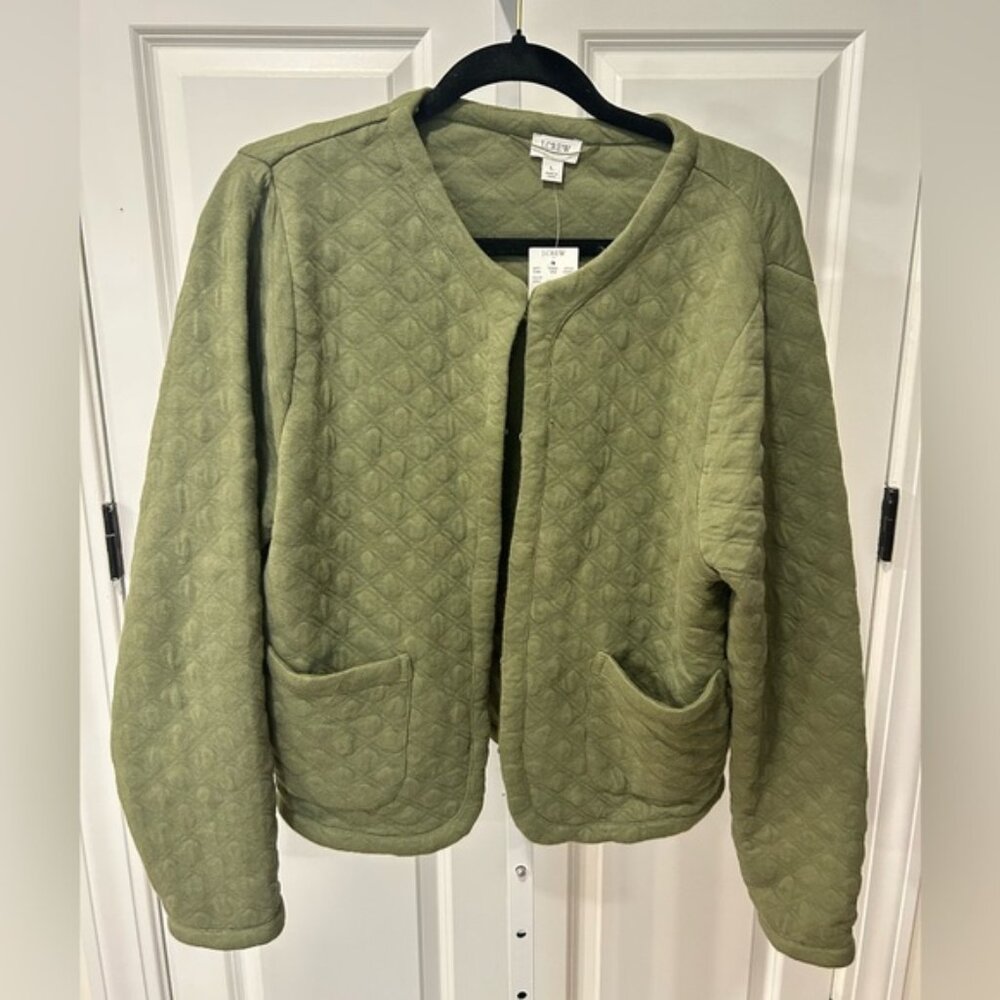 J. Crew Quilted Cardigan